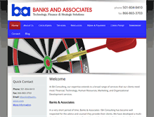 Tablet Screenshot of banks-assoc.com